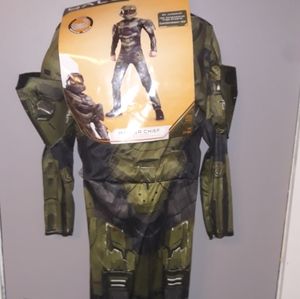 Halo Master Chief 3D Halloween Costume Boys M (7-8)